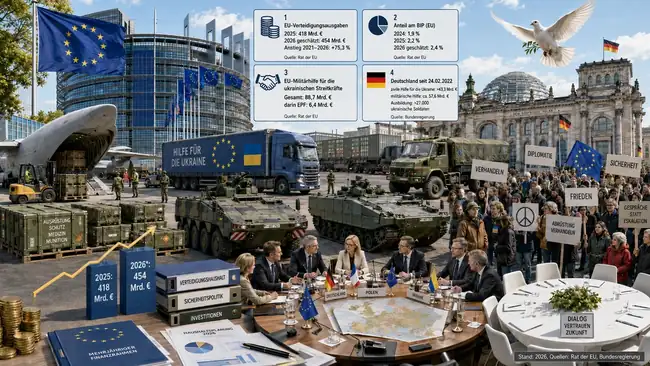 Projektgrafik: Die Kriegstreiber!